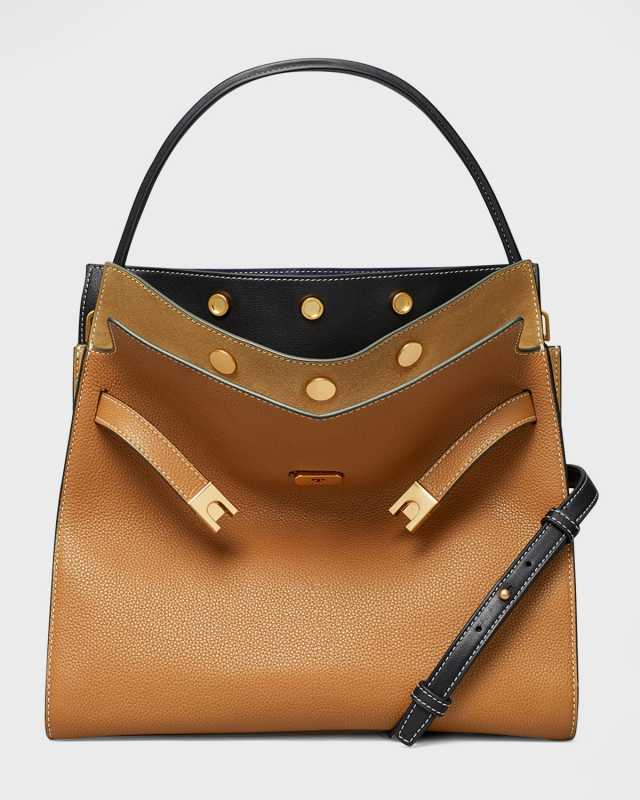 Lee Radziwill Pebbled Leather Double Bag